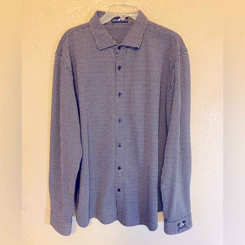 NWOT Horn Legend  Tailored Fit Colonial Shirt, Size L